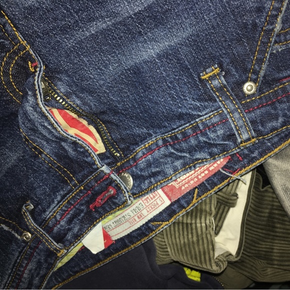 AUTHENTIC ‘FARM GIRL’ VERY VINTAGE BAGGY JEANS - Picture 3 of 4